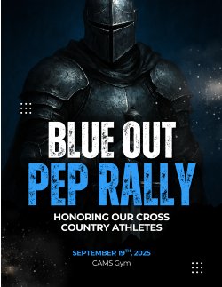 cams blue out pep rally